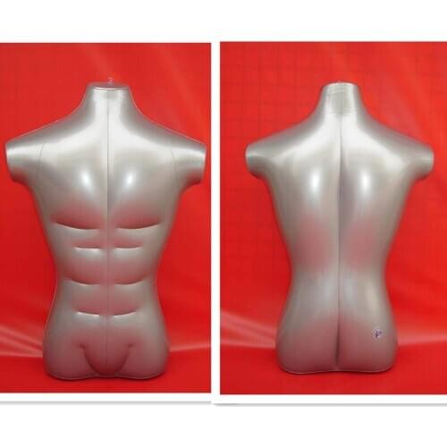 Free Shipping!! New Coming PVC Inflatable Half Body Mannequin Upper Body Inflatable Manikin Hot Sale