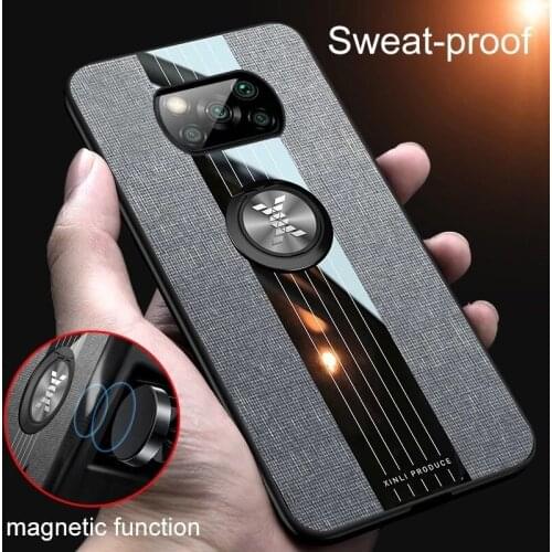 For Poco X3 Case Heavy Duty Armor Case For Xiaomi Poco X3 NFC F2 PRO Redmi Note 9 PRO MAX 5 8 7 Car Magnetic Holder Ring Cover