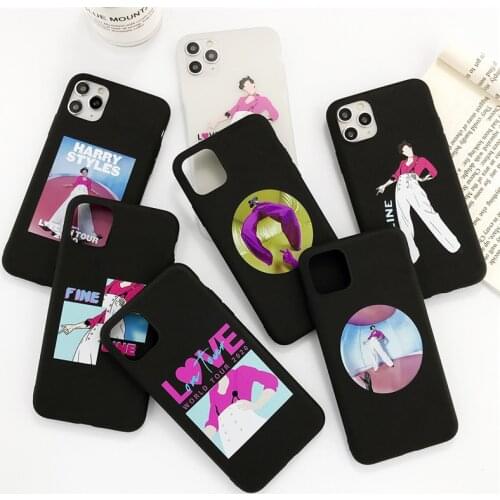 LUPWAY Fashion Art Character Photo Phone Case For iPhone 11 Pro Max X XR XS Max 6 7 8 Plus Soft Silicone Shockproof Back Cover