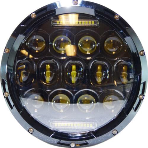 JAER 7" 65W LED Headlamp Motorcycle Headlight for Harley Fat Boy FLSTF Lo FLSTFB Touring Trike Softail