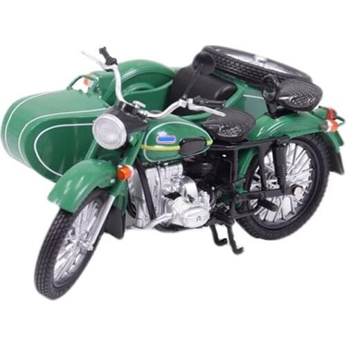 1/24 Soviet URAL Ural all-wheel drive three-wheeled off-road motorcycle alloy die-casting car model collection childrens toys