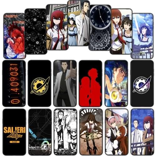 Steins Gate Soft Cover Case for Xiaomi Mi Note 10 Ultra A1 A2 Lite A3 Pro Max Pocophone F1