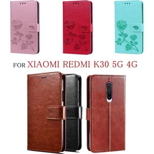 Premium Case For Xiaomi Redmi K30 5G Flip Cover Case For Xiaom Redmi K30 4G PU Leather Wallet Stand Protective Phone Case Capas