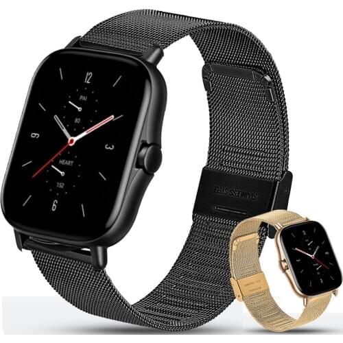 For Huami Amazfit GTS 2 Band Quick Release Watch Milanese Stainless Steel Watchband 20mm Watch Strap GTS2 Amazfit Bip ремешок