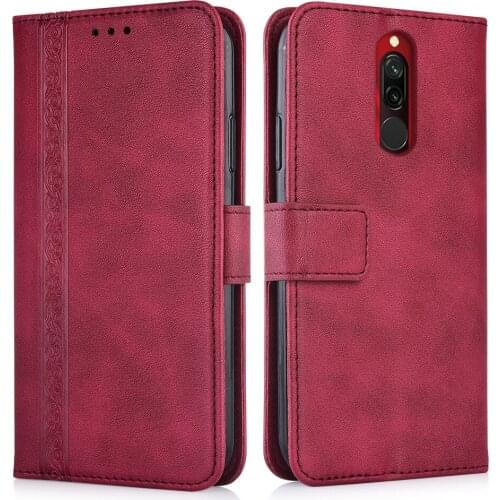 Luxury Flip Wallet Leather Case for Xiaomi Redmi 8 Magnetic Book Protect phone back Cover