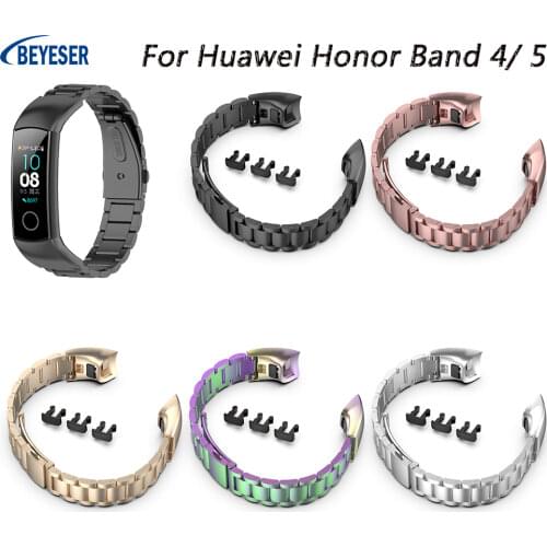 Stainless Steel Replacement Strap Bracelet for Huawei Honor Band 4/ 5 Especially Creative Delicate Design Accessories