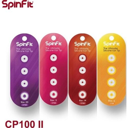SpinFit CP145 CP-145 360 Eartip Degree Free Rotation Silicone Eartip 4.5mm Nozzle Dia for DUNU/JVC/ Headphones