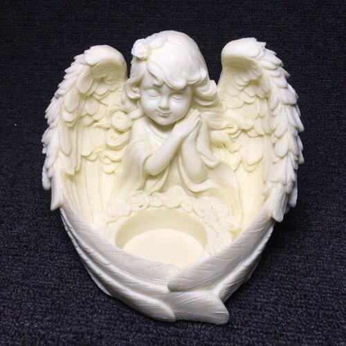 European style Angel girl character decoration statue Modern art sculpture Cute home living room bedroom decorations