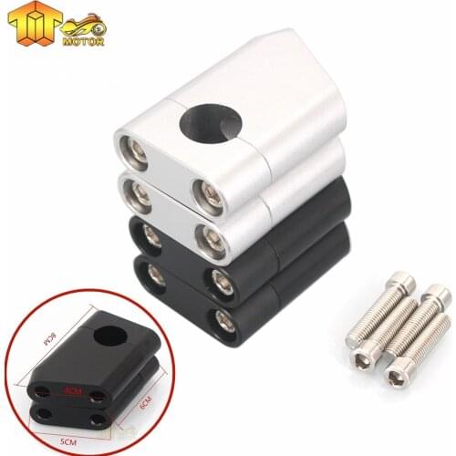 Universal Motorcycle Bar Clamps Raised Handlebar Handle Bar Risers for 22MM 7/8 For Yamaha R1 R3 R6 R15 R25 For Suzuki GSXR GSR