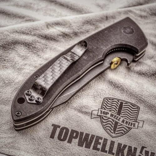 Top Quality Carbon Fibre Pocket Knife Back Clip For Benchmade 710 Emerson CQC Spider C81 C11 C10 ZT 0620 DIY Folding Knife Waist