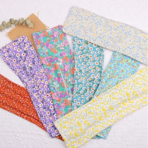 Women Knotted Bun Print Hair Bands Rope Headband Summer Hairpin Braider Makers Fashion Fabric Hair Bands Hair Braiding Tool