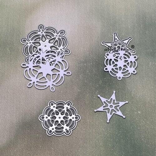 Winter snowflake decoration DIY Craft Metal Cutting Die Scrapbook Embossed Paper Card Album Craft Template Stencil Dies