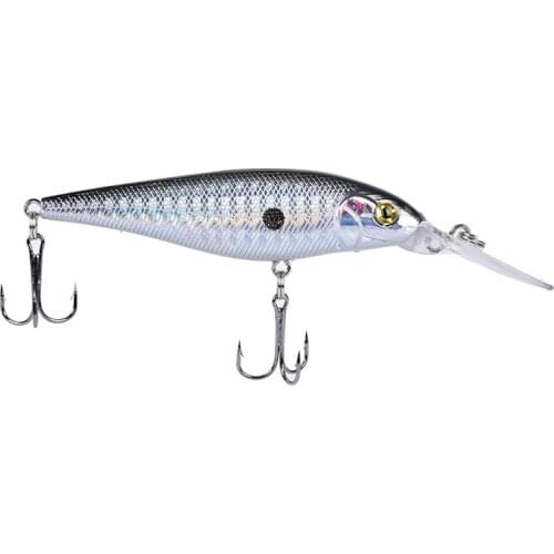 1PCS 11cm 10.5g Bass Fresh water hook diving perch wobbler fish Hard Bait Minnow streak Fishing lures