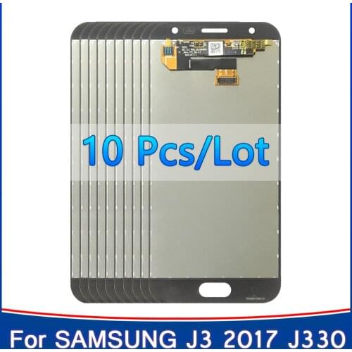 10 pieces NEW 100% tested For Samsung Galaxy J3 2017 J330 J330FN SM-J330FN J330DS LCD Display With Touch Sensor Glass Digitizer