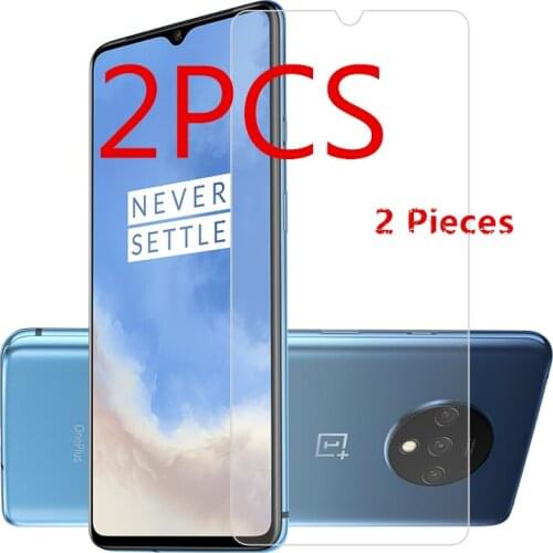 2Pcs For Oneplus 7T Glass On For Oneplus7T Tempered Glass Film HD 9H Hard Phone Screen Protector Protective Glass for Oneplus 7T