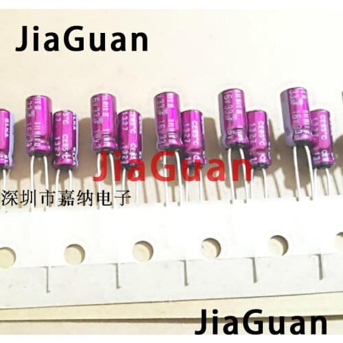 20PCS NEW ELNA RFS SILMIC II 16V33UF 5X11MM SILMICII 33UF 16V hot sale SILMIC2 33uf/16v Purple Red Robe 16V 33UF