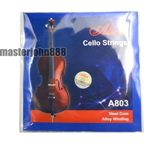 Alice A803 Cello Strings Steel Core&Alloy Winding 1st-4th Strings Free Shippng