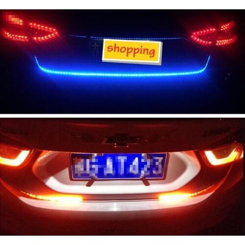 Car styling led trunk strip Light taillight for peugeot golf 6 bmw e39 e36 e87 peugeot 208 fiat 500 clio 4 audi a4 b8 mercedes