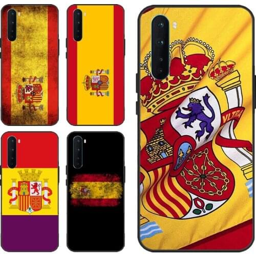 Cool Spain Flag Case For OPPO Realme 6 7 8 Pro Q3 7i C3 C21 GT Neo Cover For Oneplus 9 Pro 7 8 T 9R Nord
