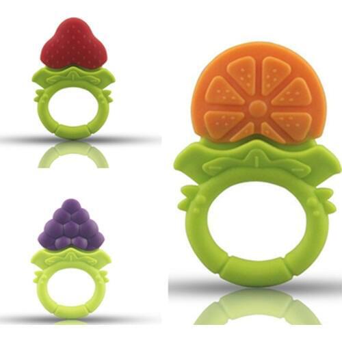 Baby Teether Fruit and Vegetable Shape Teether Silicone 2018 Brand New Baby Dental Care Toothbrush Training Baby Care Silicone