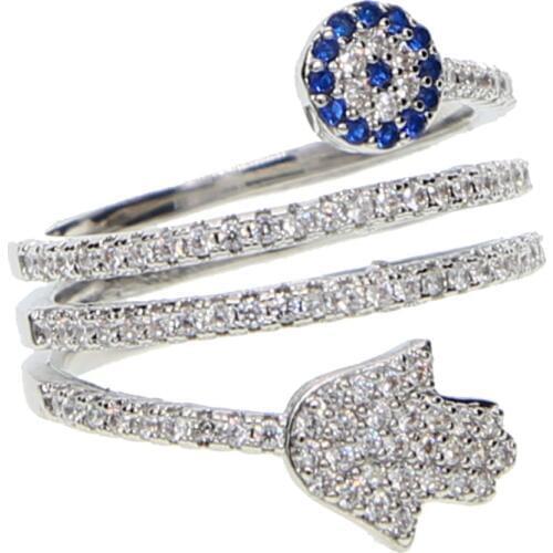 JYZSWBB Rings With Crystals