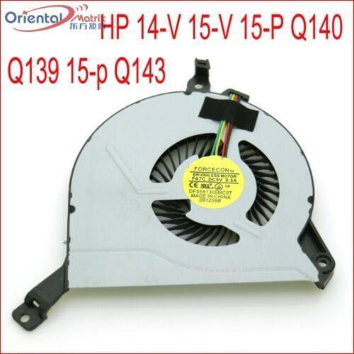 Brand NEW DFS551305MC0T DC5V 0.5A Fan Replacement For HP 14-V 15-V 15-P Q140 Q139 15-p Q143 CPU Cooler Cooling Fan