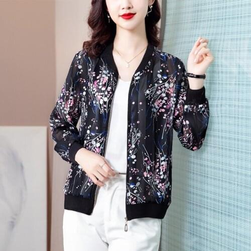 Summer Korean Coats Women Mes flower Jackets for Women Office Lady White Jacket Loose Jacket Women