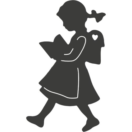 Girl Stencil Metal Cutting Dies For Scrapbooking Album Craft Embossing Set For Child Card Making 2019 New Cutting Dies