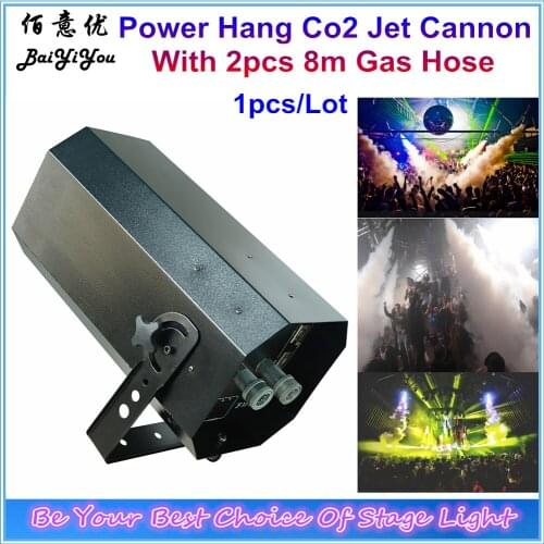 Small Powerful CO2 Jet Cannon Hang CO2 Cryo Jet Fog Machine 300w DMX Co2 Blaster For DJ Night Club Party Strong CO2 Jet Cannon