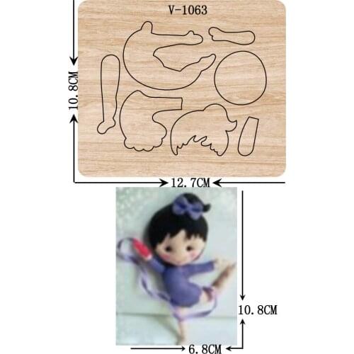 New Ballet dance, girl wooden dies cutting dies for scrapbooking /Multiple sizes /V-1063