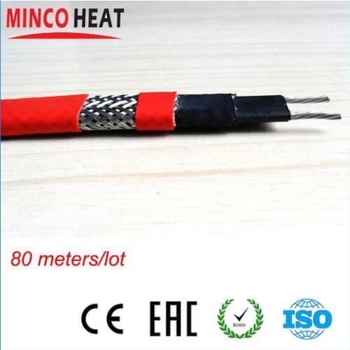 Hazardous area anti-corrosion proof self-regulated pipe heat trace heater cable