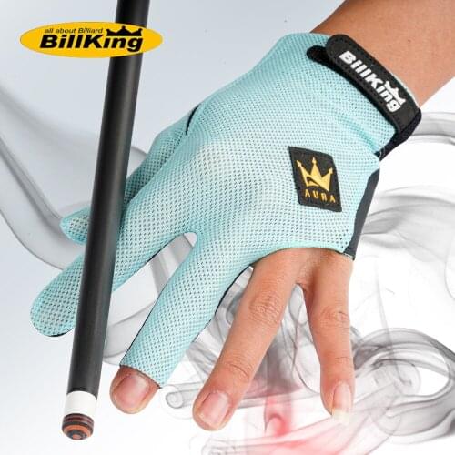 Korea Billking Billiards Pool Cue Gloves 3 Fingers Multiple Colors Gloves Professional Pool Stick Glove Billiard Accessories