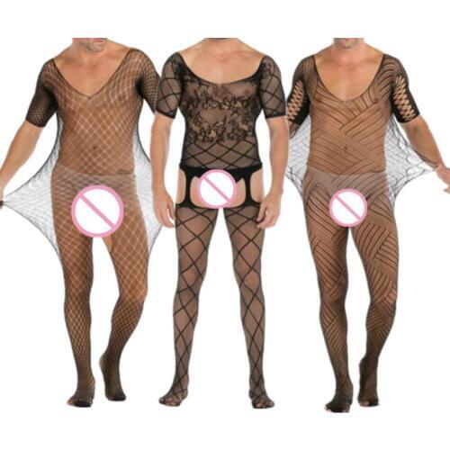 Sexy Lingerie Bodysuit Exotic Plus Size Sleepwear Porno Nightgown Sexy Costumes Body Stockings Male Underwear Different Styles