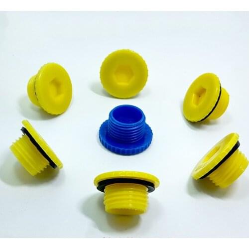 Allen plastic external thread plug The sealing plug Stop leakage plug Leakage protection plug head inside screw cap