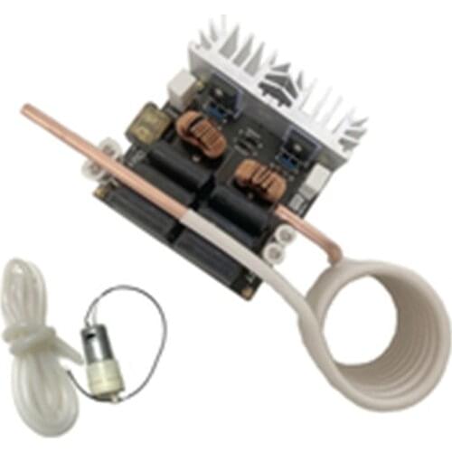 1200W 20A ZVS high frequency induction heating machine 18-50V high frequency quenching medium frequency furnace