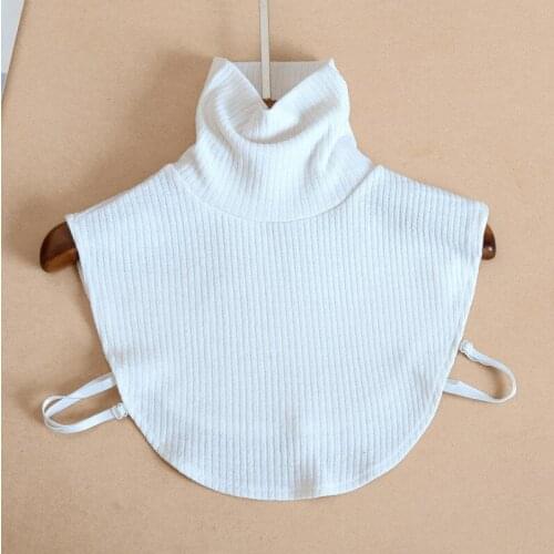Women Turtleneck High Neck False Collars Shawl for Lady Fake Collar Detachable Collars Necklace Shawl Nep Kraagie