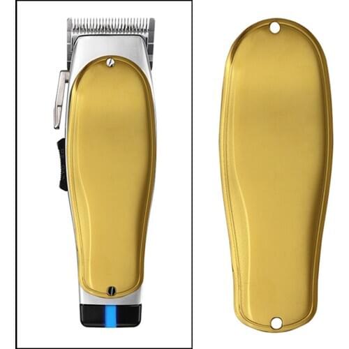 Gold DIY Back Housing, Front Cover Fits for Master Cordless Senior Clipper Hair Clipper Trimmer Replaceable Cover Case Part