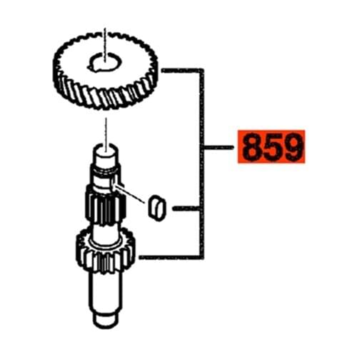 TOOTHED RACK FOR BOSCH GBM50-2 1619PB4394