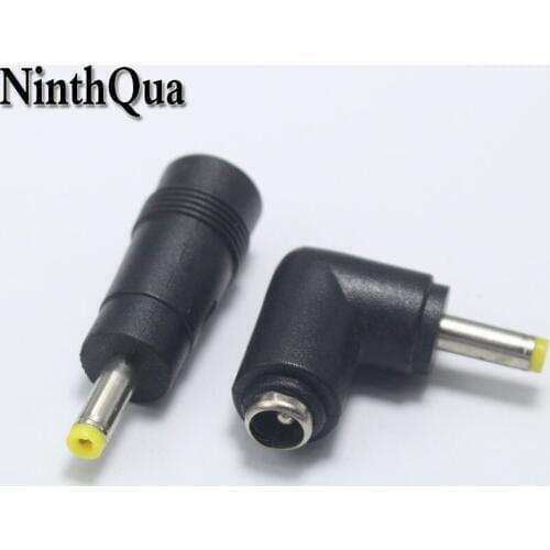 1pcs 5.5 x 2.1 mm Female jack to 4.0*1.7 Male Plug 90 /180 Degrees DC Power Plug Connector Adapter for PC Phone Toys ect
