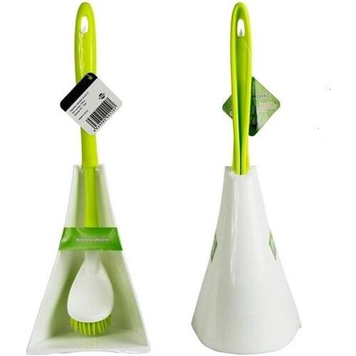 1PC Toilet Brush Holders Nylon Brush Toilet Cleaning Brush Toilet Chrome WC Brush Holder OK 0189