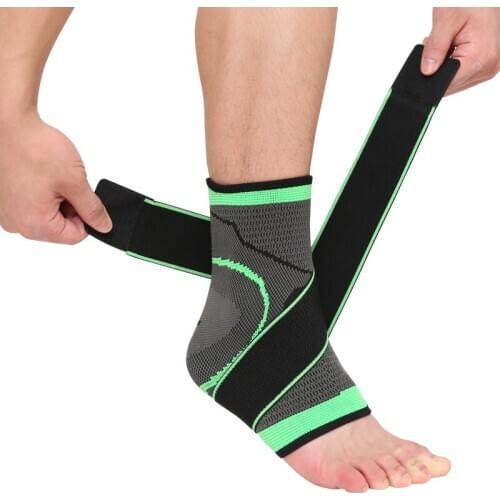 1PCS Ankle Support Brace Compression Breathable Foot Elastic Guard Strap Band Ankle Brace Supports for Women Men