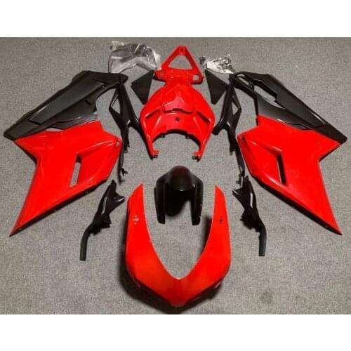 2021 WHSC ABS Plastic Fairing Kit For DUCATI 848 2007-2012 Red