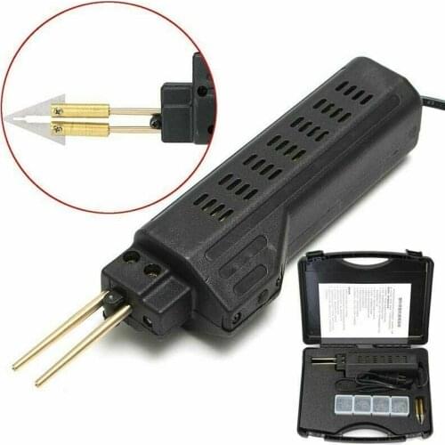 220-250V Car Hot Stapler Bumper Plastic Welding Torch Fairing Repairing Machine Auto Body Welder 200 Staples Car Accessories