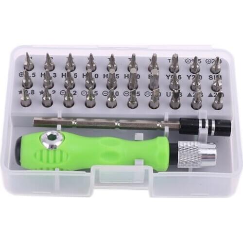 32 in 1 Precise Screwdriver Set Mini Magnetic Bits Kit Phone Laptop Mobile Tool