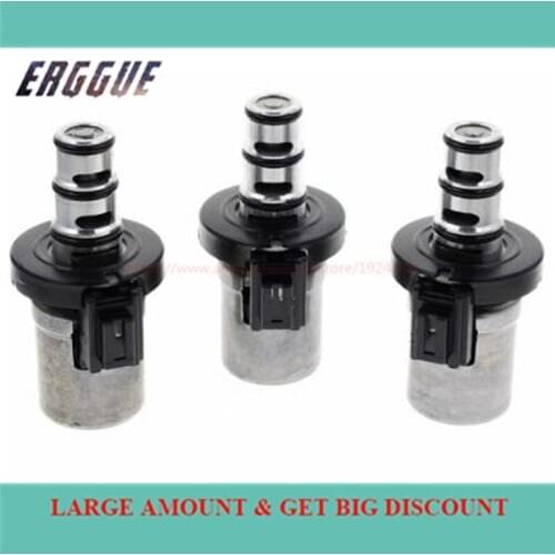 3PCE SHIFT CONTROL SOLENOID SET (PWM) OEM FN4A-EL 4F27E FOR 99-UP C D E TRANSMISSION for MAZDA