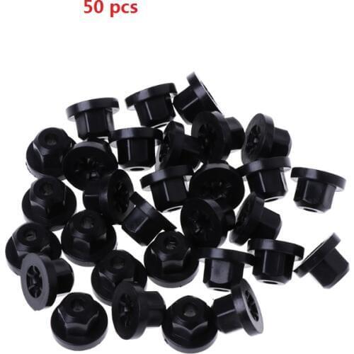 30pcs Car Plastic Body Nut Flange Clip Fit for Mercedes Benz E30 E32 7 Series