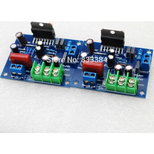 Free shipping Stero Mini Split TDA7293 Amplifier 60W+60W 100W+100Wmax Assembled