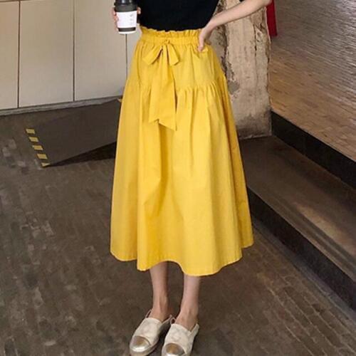 Brand plus size Women Elegant Spring Autumn cotton linen skirts,5xl 6xl 7xl pink purple blue candy color Summer maxi long skirts