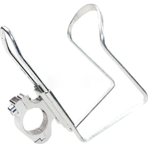 GZRIVERRUN Motorcycle Chrome Drink Holder Bike Handlebar Mount Aluminum Alloy Bottle Cup Silver for Honda Shadow