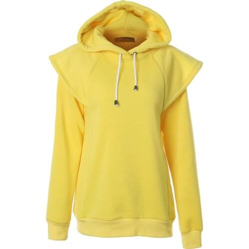 Euramerican Outwear Hip Hop Oversized Hoodie Sweatshirt Clothes Women Blue Long Sleeve Hoodie Lady Hooded Pullover Top Plus Size